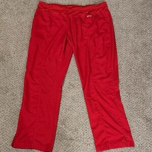Greys anatomy red scrub pants